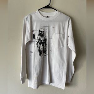 Chrome Hearts white long sleeve shirt